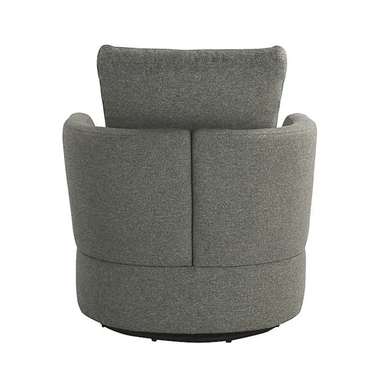 Gray Elmhurst Swivel Accent Chair