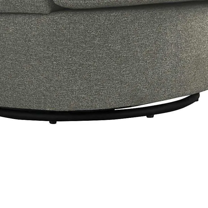 Gray Elmhurst Swivel Accent Chair