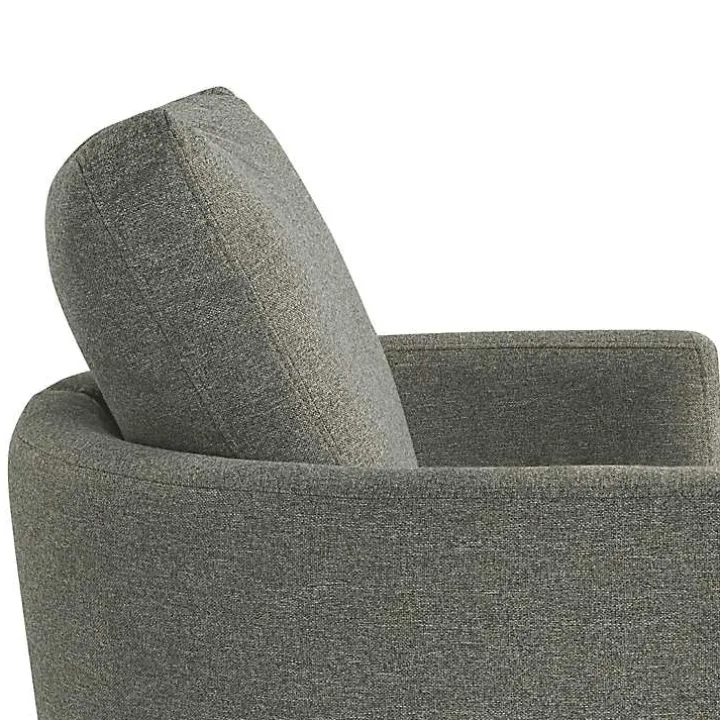 Gray Elmhurst Swivel Accent Chair
