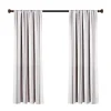 Gray Farmhouse Stripe Curtain Panels, Set of 2