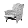 Gray Fretwork Orville Recliner