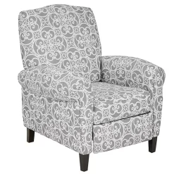 Gray Fretwork Orville Recliner