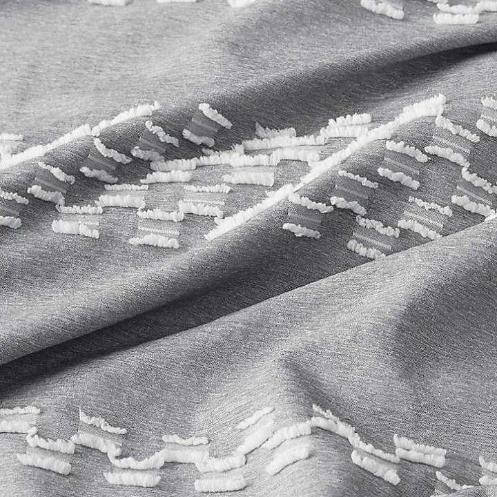 Gray Jacquard 5-pc. California King Comforter Set