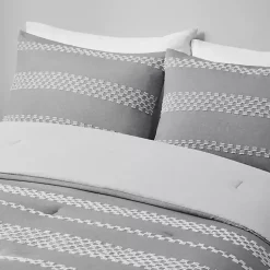 Gray Jacquard 5-pc. California King Comforter Set