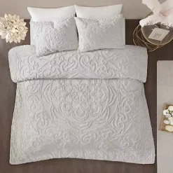 Gray Medallion Full/Queen 3-pc. Comforter Set