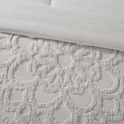 Gray Medallion Full/Queen 3-pc. Comforter Set