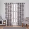 Gray Monte Curtain Panel Set, 84 in.