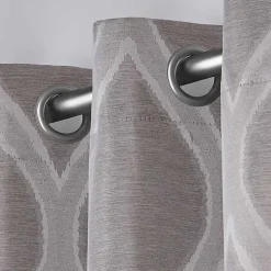 Gray Monte Curtain Panel Set, 84 in.
