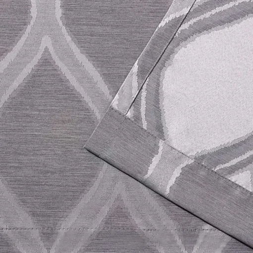 Gray Monte Curtain Panel Set, 84 in.
