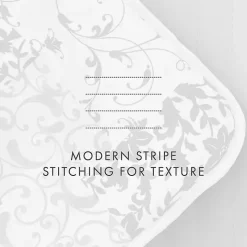 Gray Patchwork Reversible 3-pc. Queen Quilt Set