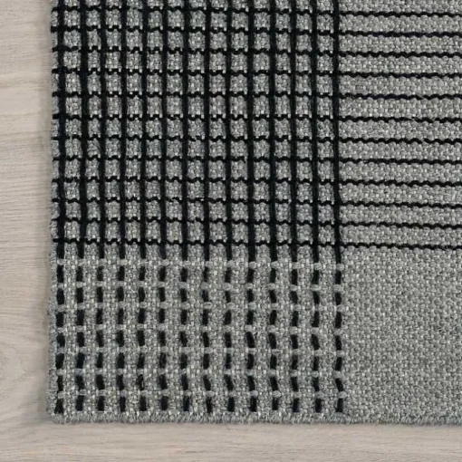 Gray Plaid Emily Henderson x RugsUSA Area Rug, 3x5