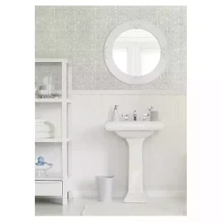 Gray Provincial Tiles Peel & Stick Wallpaper