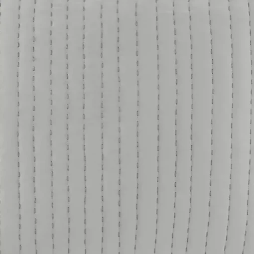Gray Quilted Euro Sham