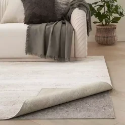 Gray Reversible Non-Slip Rug Pad, 9x10