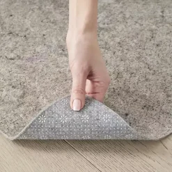 Gray Reversible Non-Slip Rug Pad, 9x10