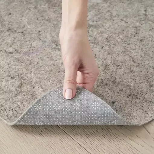 Gray Reversible Non-Slip Rug Pad, 9x10