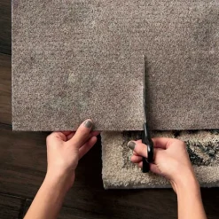 Gray Reversible Non-Slip Rug Pad, 9x10