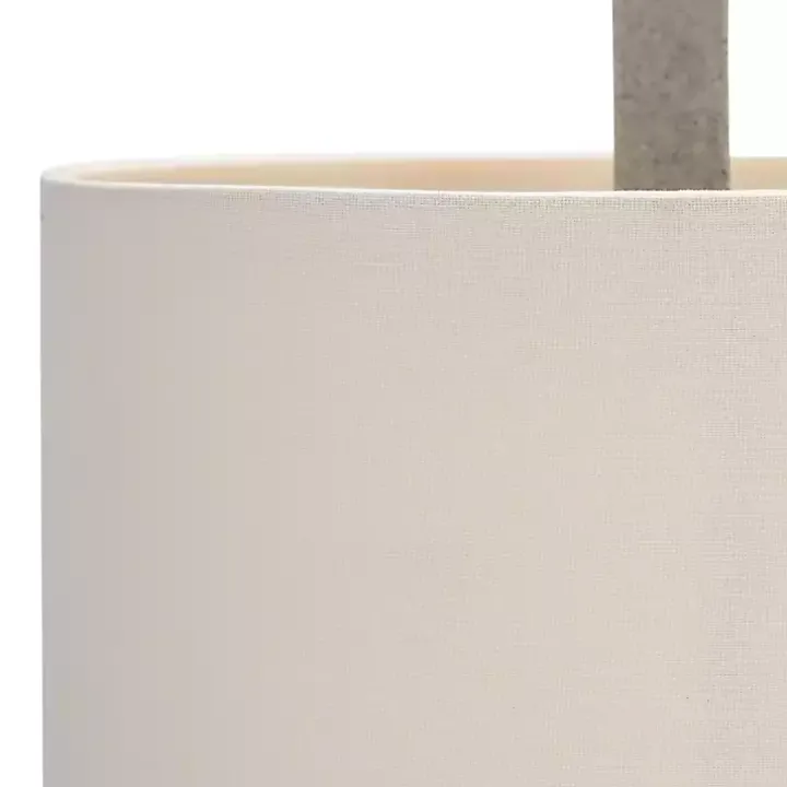 Gray Stacked Blocks Table Lamp