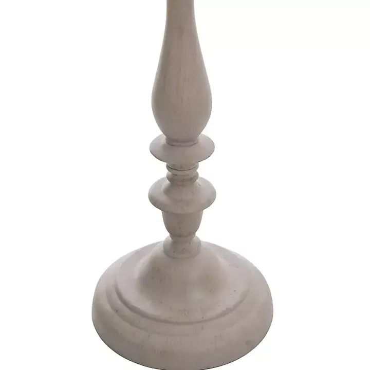 Gray Traditional Spindle Floor Lamp