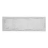 Gray Tufted Reversible Bath Runner