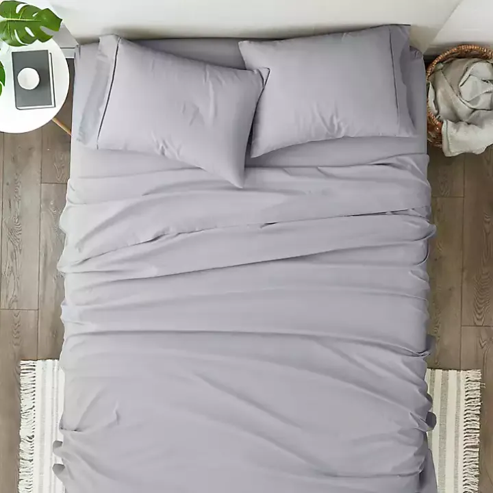 Gray Ultra Soft 4-pc. Full Sheet Set