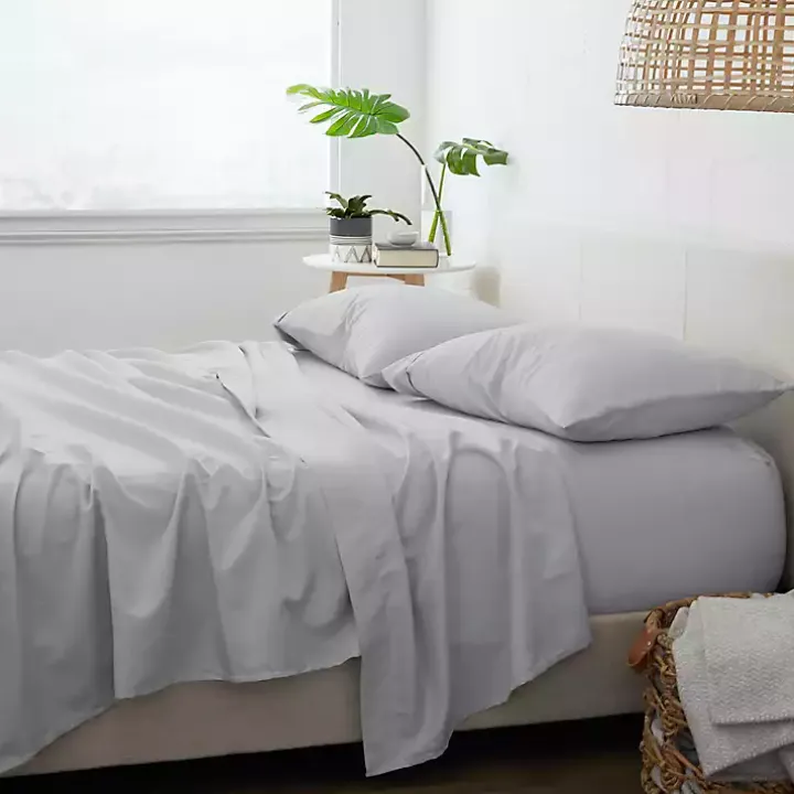 Gray Ultra Soft 4-pc. Queen Sheet Set