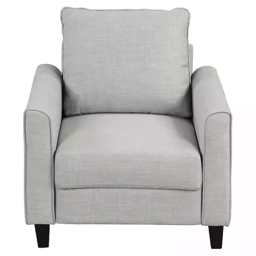 Gray Upholstered Jorden Accent Chair