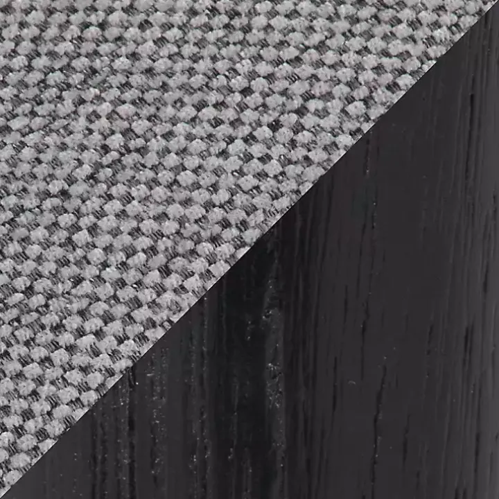 Gray Upholstered Midcentury Modern Accent Chair