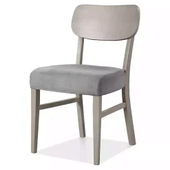 Gray Upholstered Porter Dining Chairs, Set of 2