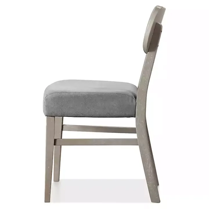 Gray Upholstered Porter Dining Chairs, Set of 2