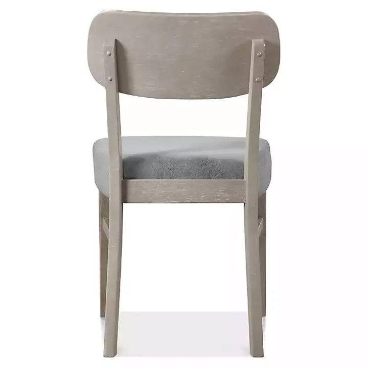 Gray Upholstered Porter Dining Chairs, Set of 2