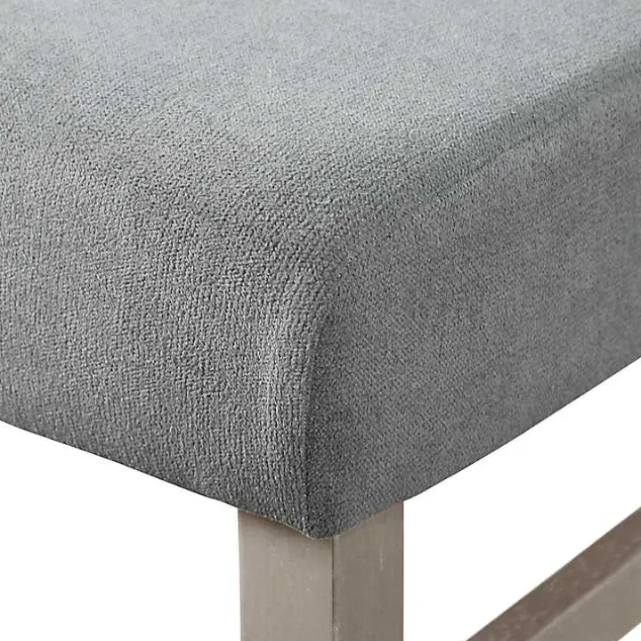 Gray Upholstered Porter Dining Chairs, Set of 2