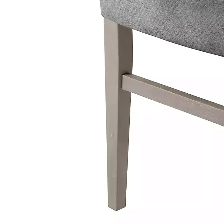 Gray Upholstered Porter Dining Chairs, Set of 2