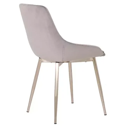 Gray Velvet Heidi Dining Chair