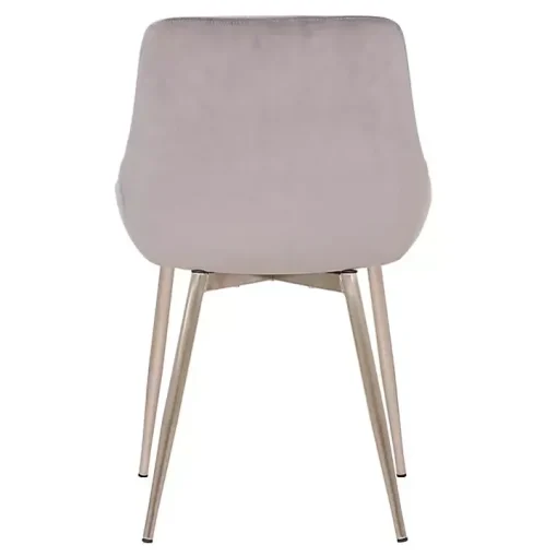 Gray Velvet Heidi Dining Chair