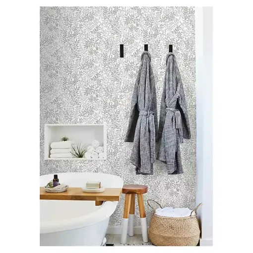 Gray Vines Peel & Stick Wallpaper