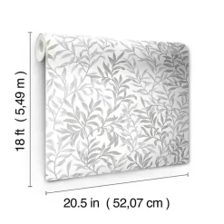 Gray Vines Peel & Stick Wallpaper