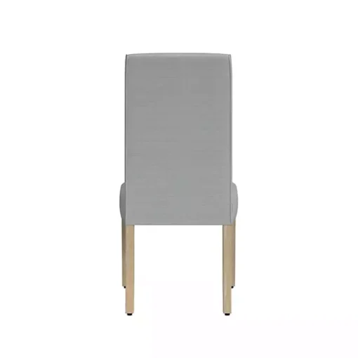 Gray Whitewashed Dining Chairs, Set of 2