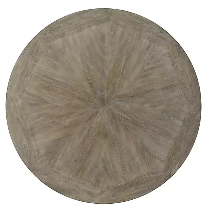 Gray Wood and Upholstered Chairs 5-pc. Dining Set