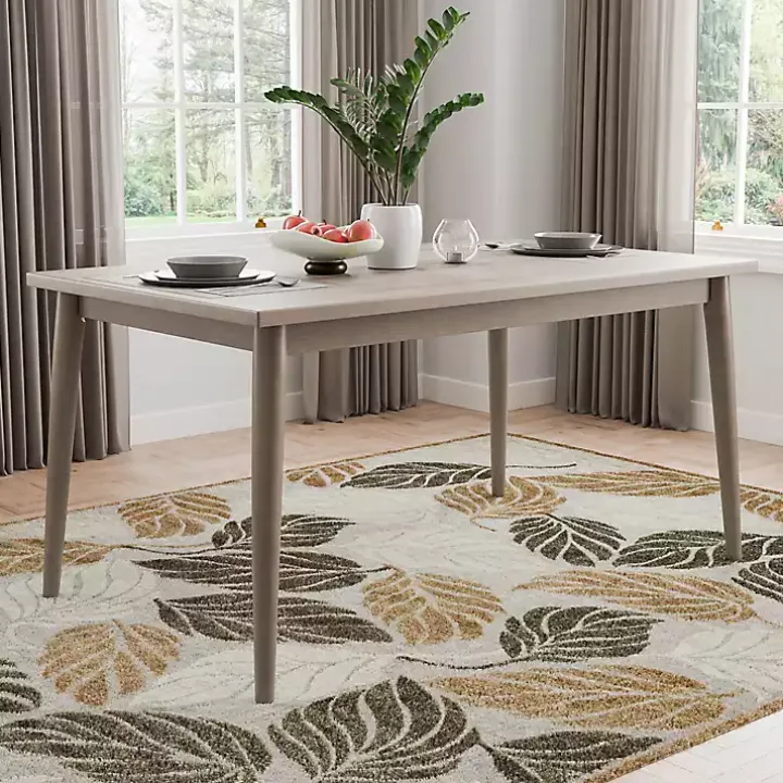 Gray Wood Porter Modern Dining Table