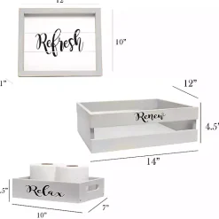 Graywash 3-pc. Bathroom Accessories Set