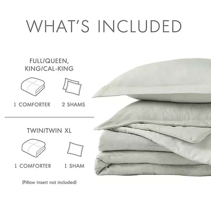 Green Chambray 3-pc. King Comforter Set