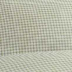 Green Gingham 3-pc. Full Sheet Set