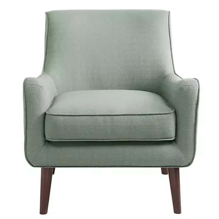 Green Mid-Century Modern Accent Chair