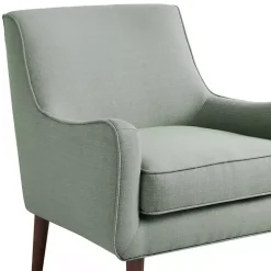 Green Mid-Century Modern Accent Chair