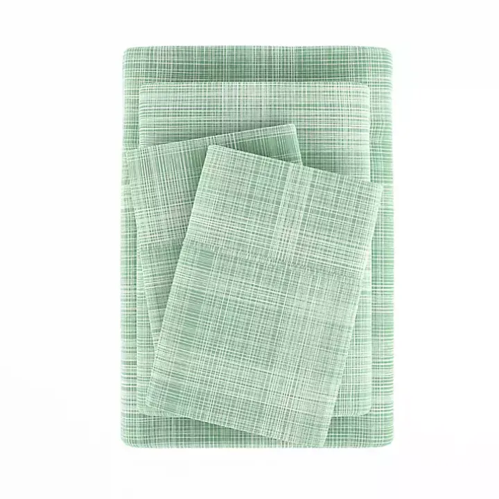Green Soft Thatch 3-pc. Twin Sheet Set
