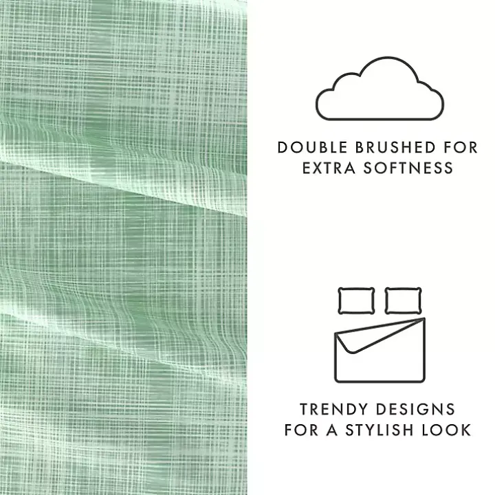 Green Soft Thatch 3-pc. Twin Sheet Set