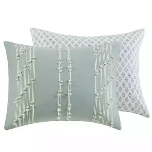 Green Stripe Diamond California King Comforter Set