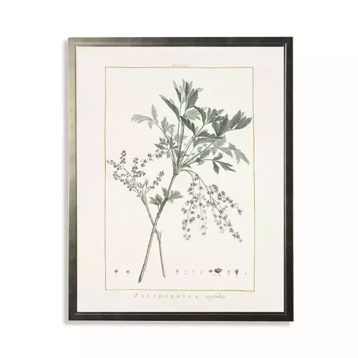 Greenery Botanical IV Pewter Framed Art Print