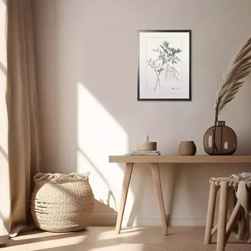 Greenery Botanical IV Pewter Framed Art Print